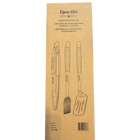 Dyna-Glo 3 PC Grill Tool Set NEW - Picture 1 of 5